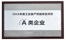 帽子廠家2016年度工業(yè)畝產(chǎn)效益綜合評價(jià)-A類企業(yè)